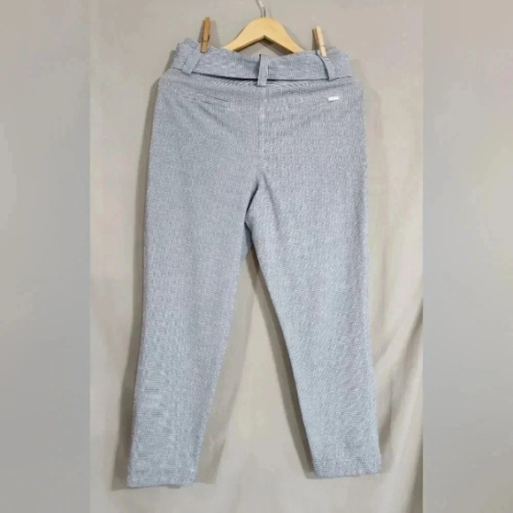 Women's Calvin Klein Printed Tie-Waist Pants, Navy Blue/White, Size 6, NWT - Picture 6 of 15